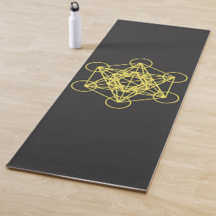 Metatron Cube Sacred Geometry Yogamatte