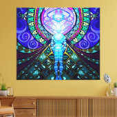 Metatron-Engel des Denkens (ummantelte Canvas) Leinwanddruck (Insitu (Wohnzimmer))