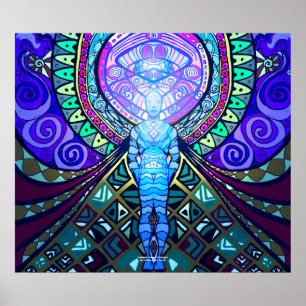 Metatron "Engel des Gedankens " Poster