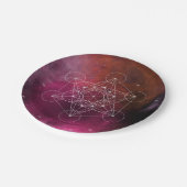 Metatron Erzengel Zen Pappteller (Schrägansicht)