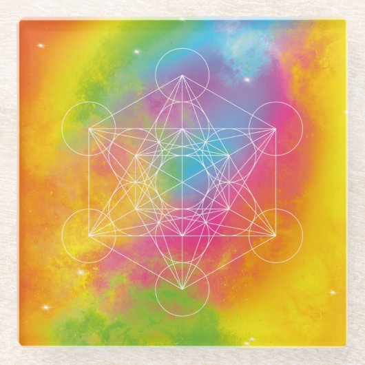 Metatron Glasuntersetzer (Vorderseite)