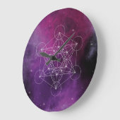 Metatron Große Wanduhr (Winkel)