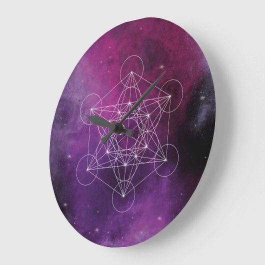 Metatron Große Wanduhr (Winkel)