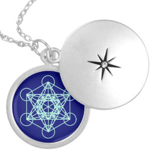 Metatron heilige Geometrie-Halskette Medaillon