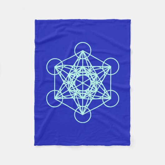 Metatron heilige Geometrie-kleine Decke (Vorderseite)