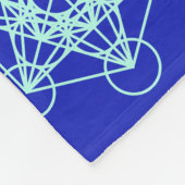 Metatron heilige Geometrie-Medium-Decke Fleecedecke (Ecke)