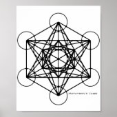 Metatron-Kubikplakat Poster (Vorne)