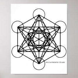 Metatron-Kubikplakat Poster