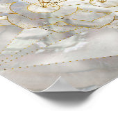 Metatron-Kubus in Lotus Sacred Geometry Poster (Ecke)