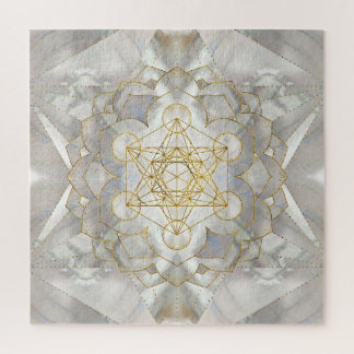 Metatron-Kubus in Lotus Sacred Geometry Puzzle
