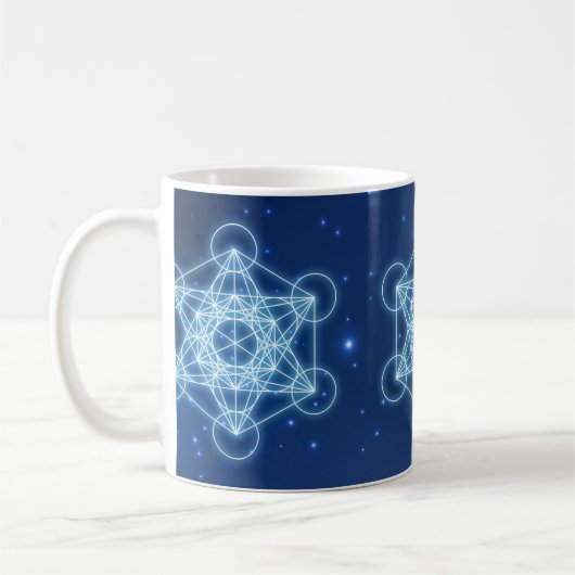 Metatron-Kubus-Universum Kaffeetasse (Links)