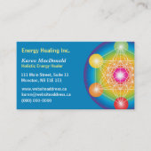 Metatron-Kubus Visitenkarte (Vorderseite)