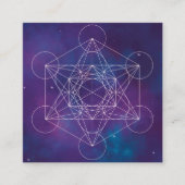 Metatron Quadratische Visitenkarte (Vorderseite)