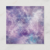 Metatron Quadratische Visitenkarte (Vorderseite)