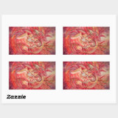 Metatron Rechteckiger Aufkleber (Blatt)