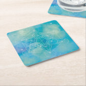 Metatron Rechteckiger Pappuntersetzer (angewinkelt)