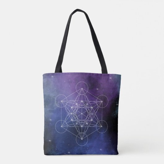 Metatron’s Cube Sacred Geometry Tasche (Rückseite)