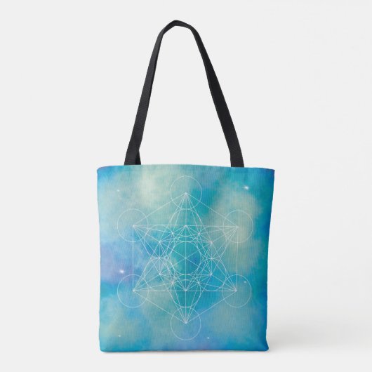 Metatron’s Cube Sacred Geometry Tasche (Rückseite)