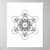 Metatron Sacred Geometry Wall Art Poster (Vorne)