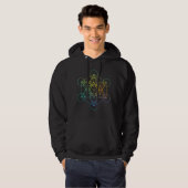 Metatron Würfel-heilige Geometrie Hoodie (Vorne ganz)
