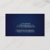 Metatron-Würfel in der Lotus-Blume Visitenkarte (Rückseite)