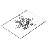 Metatron Würfel Notizblock (Linke Seite)