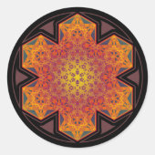 Metatron Würfel Star Mandala Aufkleber (Vorderseite)