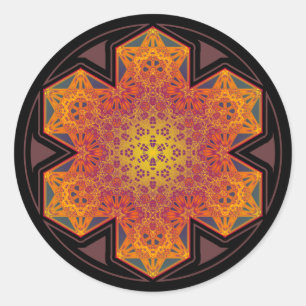 Metatron Würfel Star Mandala Aufkleber