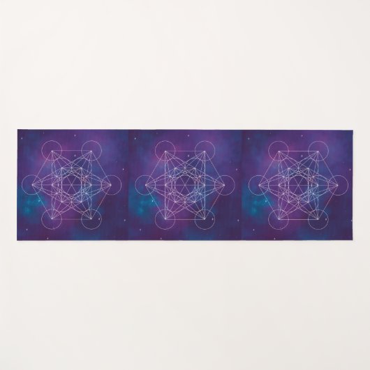 Metatron Yogamatte (Vorderseite (Horizontal))