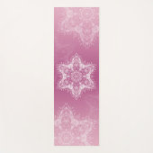 Metatronen würfeln Mandala-Rose Yogamatte (Vorderseite)