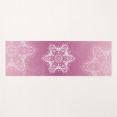 Metatronen würfeln Mandala-Rose Yogamatte (Vorderseite (Horizontal))