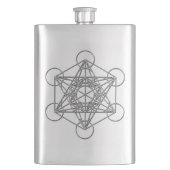 Metatronenkube Flachmann (Vorderseite)