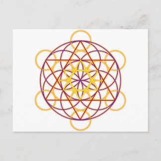 MetatronGlow1 Postkarte