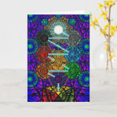 Metatrons Baum der Leben-Gruß-Karte Karte (Gelbe Blume)