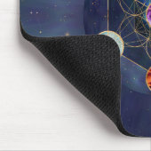 Metatrons Cube Chakras Sacred Geometry Mousepad (Ecke)