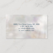 Metatrons Cube Chakras Sacred Geometry Visitenkarte (Rückseite)