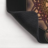 Metatrons Cube - Heilige Geometrie-Symbol Mousepad (Ecke)