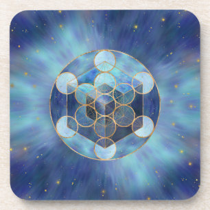 Metatrons Cube Sacred Geometry Getränkeuntersetzer