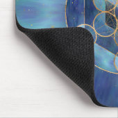 Metatrons Cube Sacred Geometry Mousepad (Ecke)