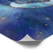 Metatrons Cube Sacred Geometry Poster (Ecke)