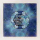 Metatrons Cube Sacred Geometry Puzzle (Horizontal)