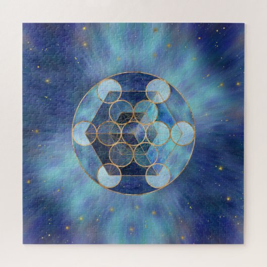 Metatrons Cube Sacred Geometry Puzzle (Horizontal)