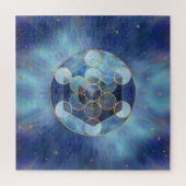 Metatrons Cube Sacred Geometry Puzzle (Vertikal)