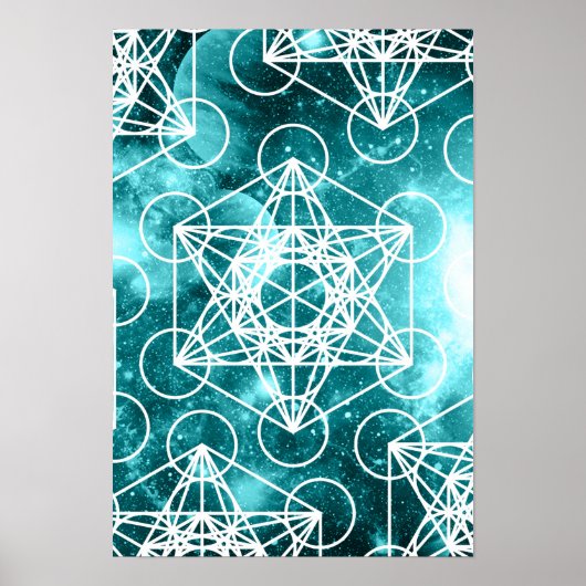 Metatron's Cube Space Poster (Vorne)
