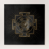 Metatrons Cube Sri Yantra Sacred Geometry Puzzle (Horizontal)