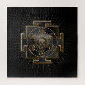Metatrons Cube Sri Yantra Sacred Geometry Puzzle (Vertikal)