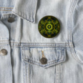 "Metatrons Magick Rad-" - Fraktal-Kunst Button (Beispiel)