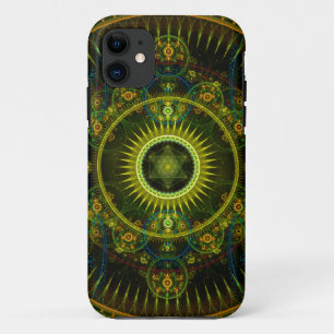 "Metatrons Magick Rad-" - Fraktal-Kunst Case-Mate iPhone Hülle