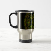 "Metatrons Magick Rad-" - Fraktal-Kunst Reisebecher (Links)
