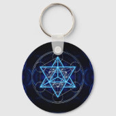 Metatrons WŌ - Merkaba - Stern Tetraeder Schlüsselanhänger (Vorderseite)